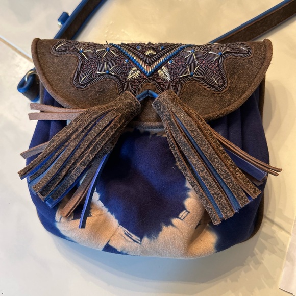 Meher Kakalia Accordion Tie Dye Mini Bag - Picture 7 of 9